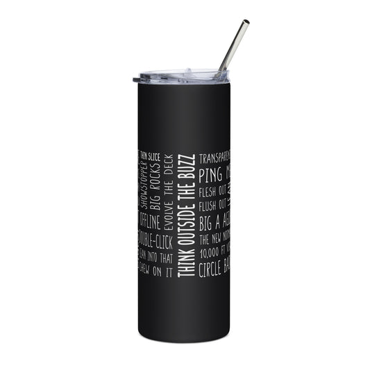 STAINLESS STEEL TUMBLER (BLACK)